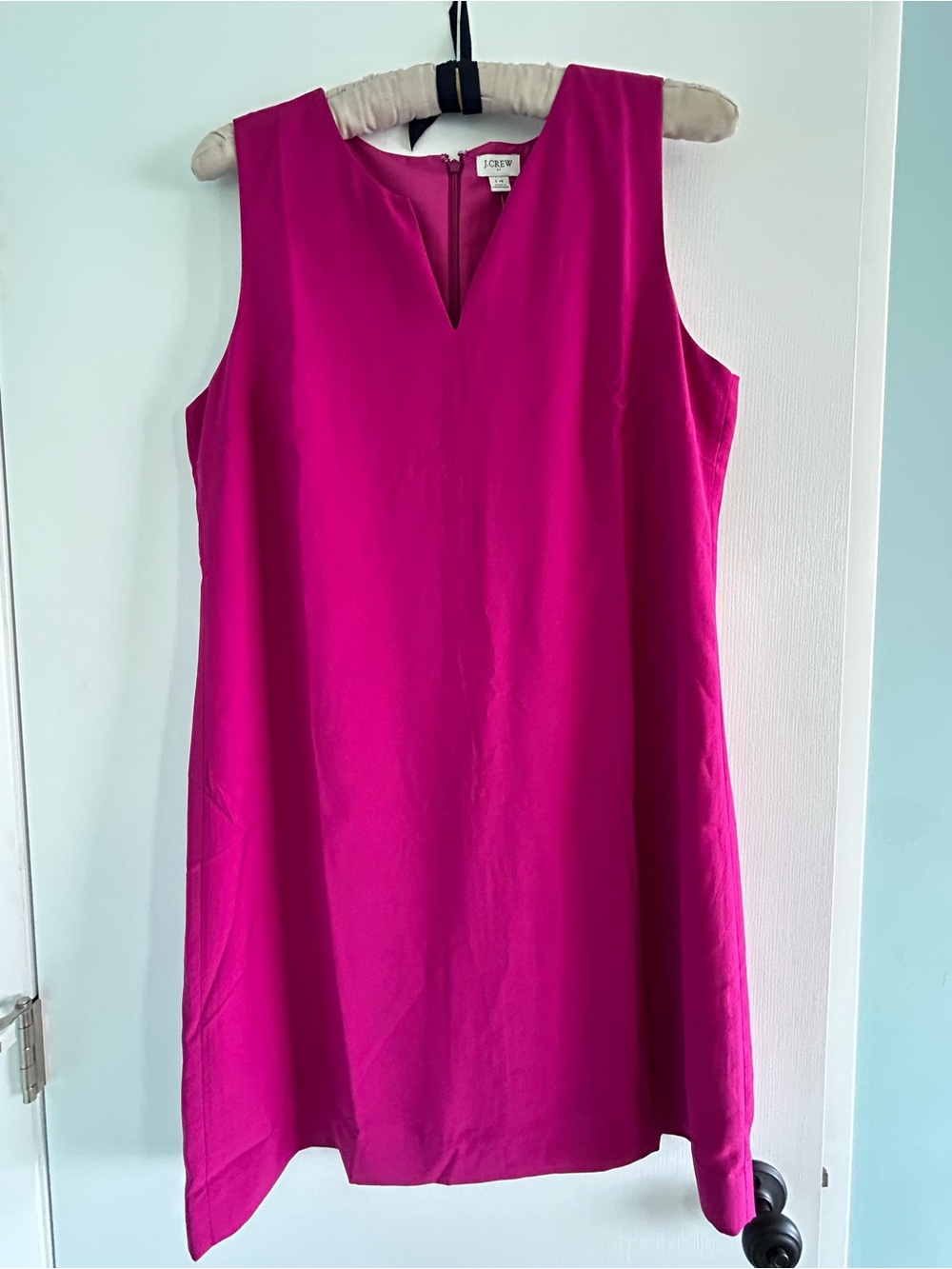J. Crew Bright Magenta Sleeveless Dress - Picture 1 of 4